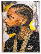 Load image into Gallery viewer, Nipsey Hussle Mixed media Portrait