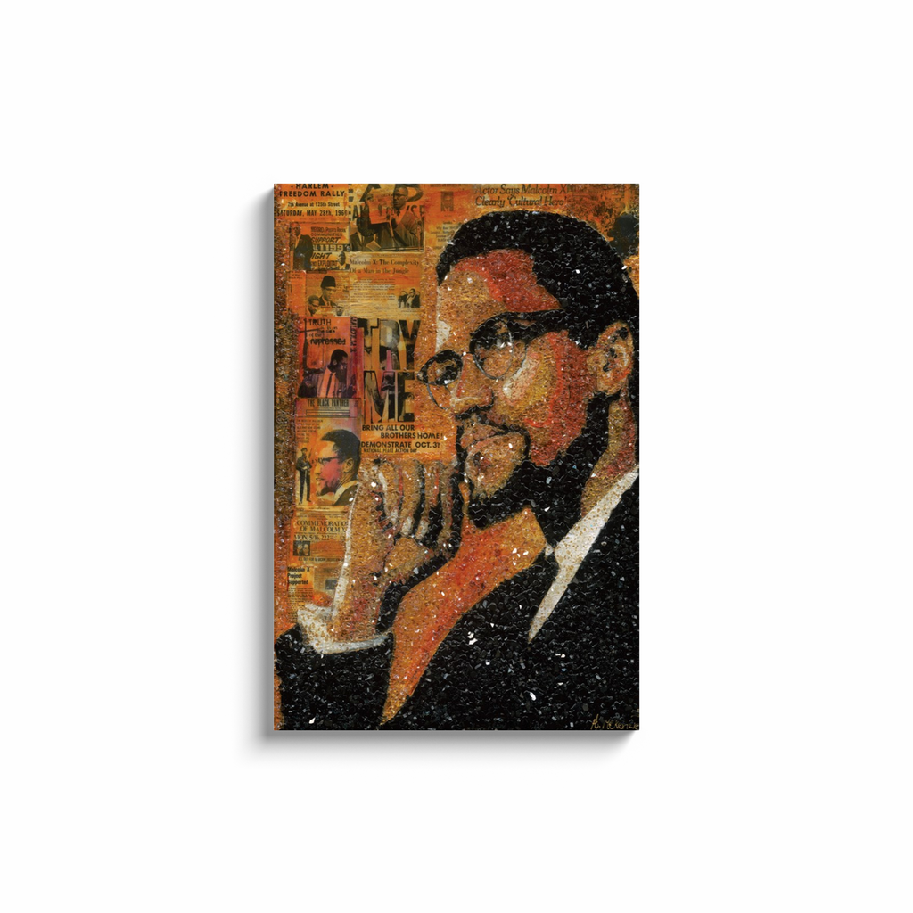 Malcolm X Canvas Wraps